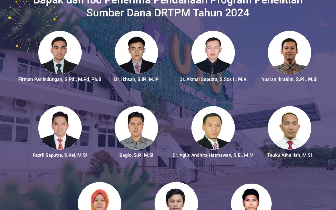 Keren, 11 Dosen UTU Raih Pendanaan Penelitian Dari Kemdikbudristek Tahun 2024