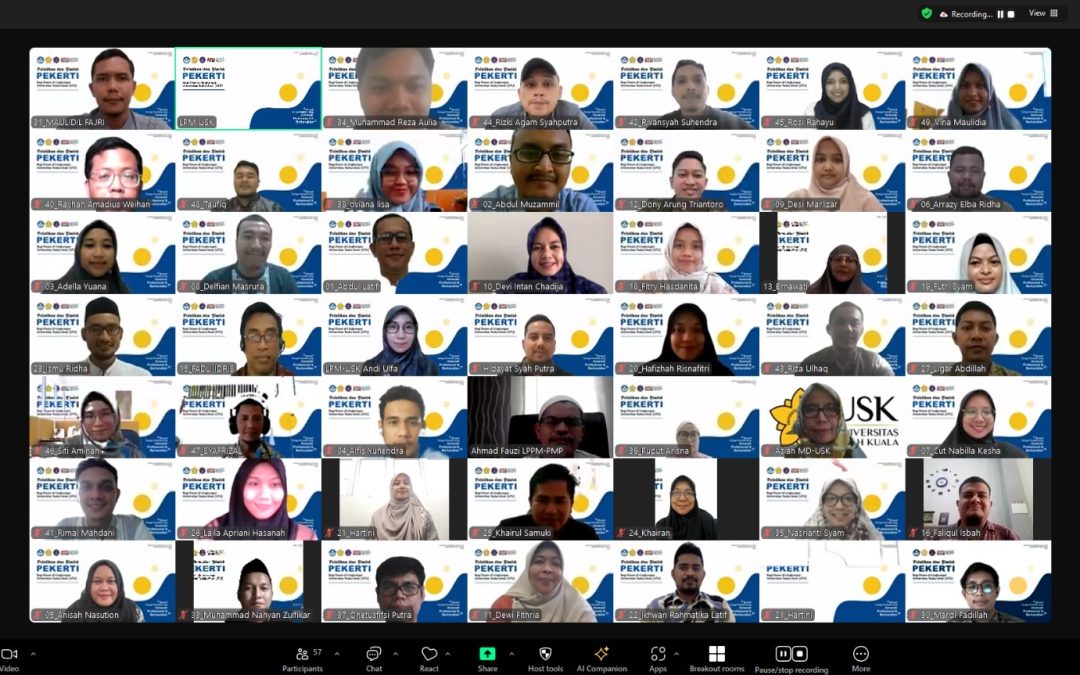 LPPM – PMP Gelar Pelatihan Pekerti bagi Dosen UTU