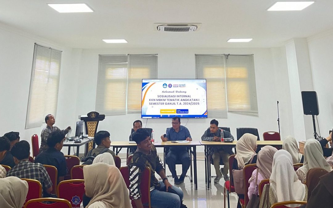 Menuju Desa Berdikari, LPPM-PMP UTU Adakan Sosialisasi KKN MBKM Membangun Desa