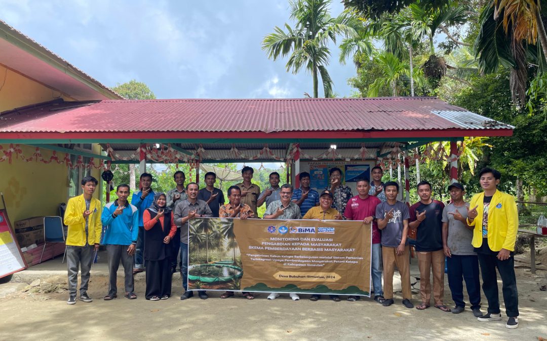 UTU Lakukan Monev Pengelolaan Kebun Kelapa Berkelanjutan di Kabupaten Simeulue