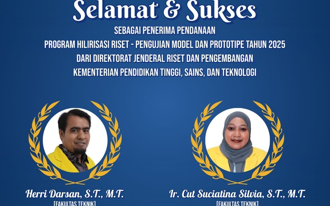 Inovasi UTU Berdampak, Dua Dosen UTU Lolos Pendanaan Program Hilirisasi Riset dan Prototipe