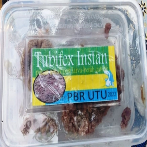 Pakan alternatif untuk benih ikan lele (TUBIFEX INSTAN FEXTAN)