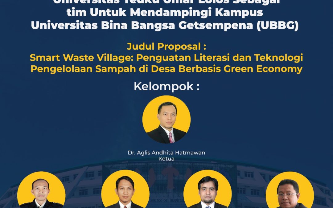 Universitas Teuku Umar Lolos Sebagai Tim Pendamping Program Kosabangsa 2025